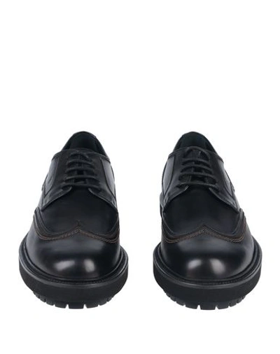 Tod's Lace-up Shoes In Black