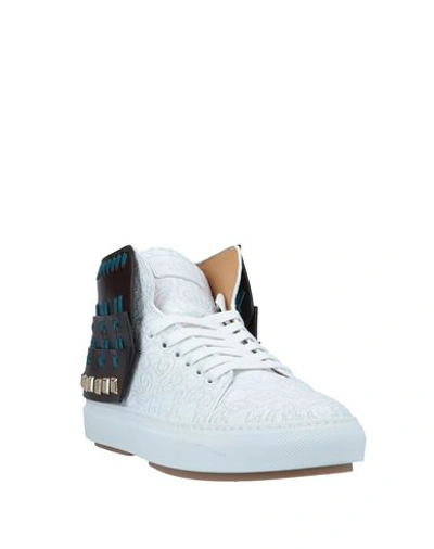 Shop Buscemi Sneakers In White