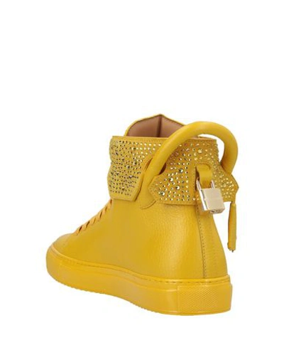 Shop Buscemi Sneakers In Yellow