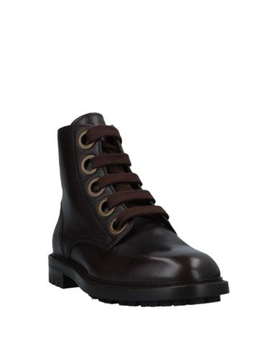 Shop Dolce & Gabbana Boots In Dark Brown