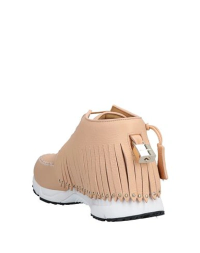 Shop Buscemi Sneakers In Apricot