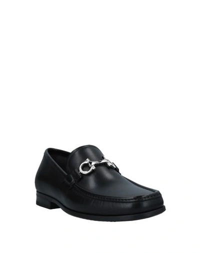 Ferragamo Loafers In Black
