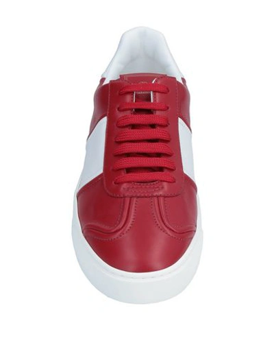 Shop Valentino Sneakers In Red