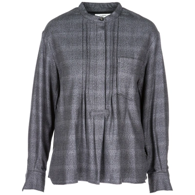 Shop Isabel Marant Étoile Women's Shirt Long Sleeve In Grey