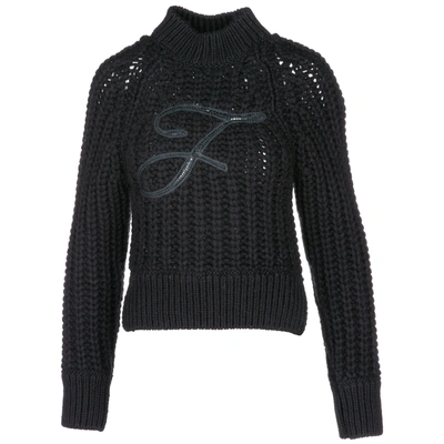 Shop Fendi Women's Jumper Sweater In Black