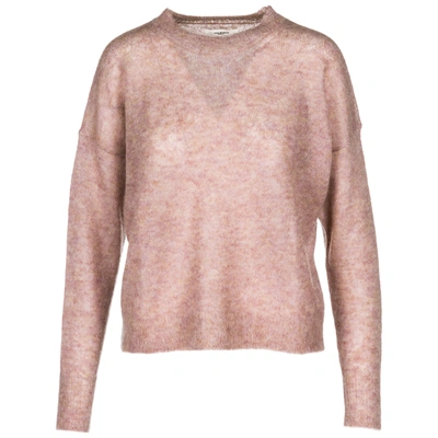 Shop Isabel Marant Étoile Women's Jumper Sweater Crew Neck Round In Pink