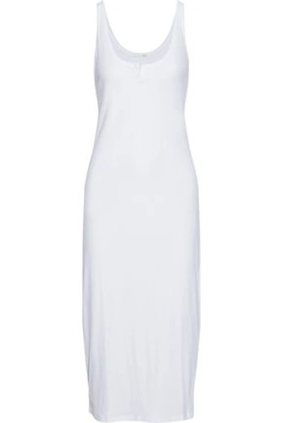 Shop Skin Pima Cotton-jersey Nightdress In White