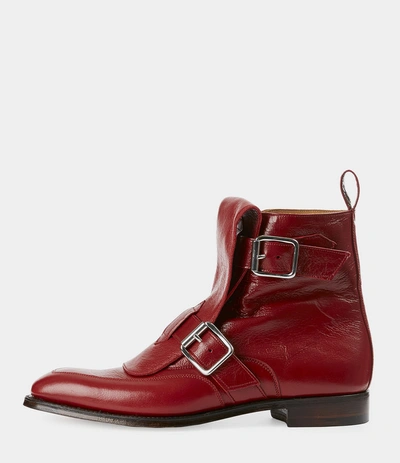 Shop Vivienne Westwood Seditionary Punk Boots Red
