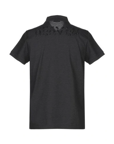 Shop Saint Laurent Polo Shirt In Steel Grey