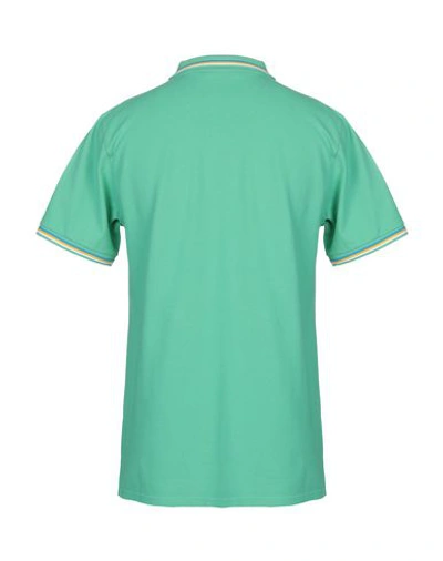 Shop Sundek Polo Shirt In Light Green