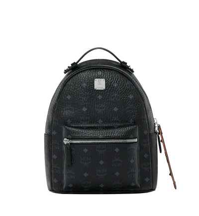 Shop Mcm Stark Backpack In Visetos In Black