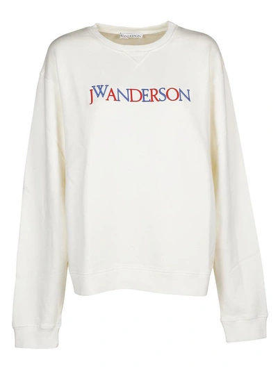Shop Jw Anderson J.w. Anderson Logo Sweatshirt In White
