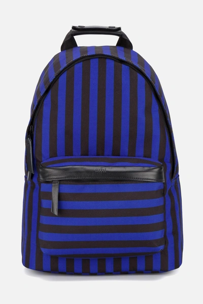 Shop Ami Alexandre Mattiussi Zipped Backpack In Blue
