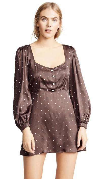 Shop Capulet Dolly Button Down Dress In Polka Dot