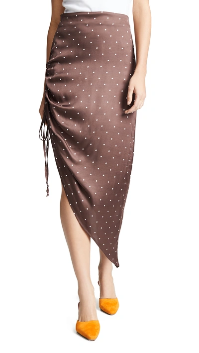 Shop Capulet Dakota Midi Skirt In Polka Dot