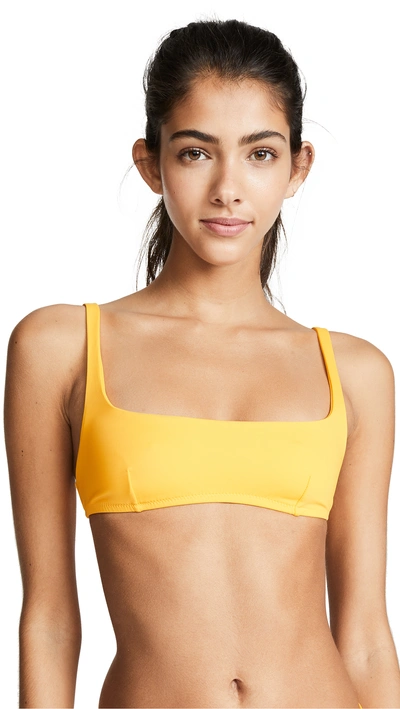 Shop Araks Quinn Bikini Top In Dandelion