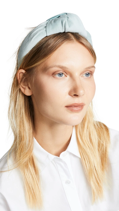 Shop Eugenia Kim Maryn Headband In Seafoam