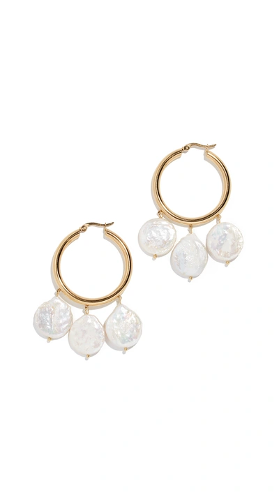 Shop Reliquia Rare Earrings In Gold/pearl