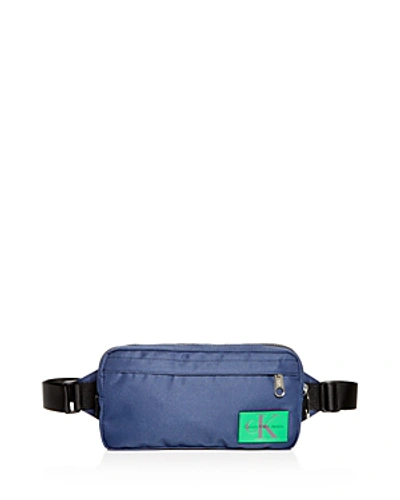 Shop Calvin Klein Men's Sport Essential Belt Bag In Indigo Blue