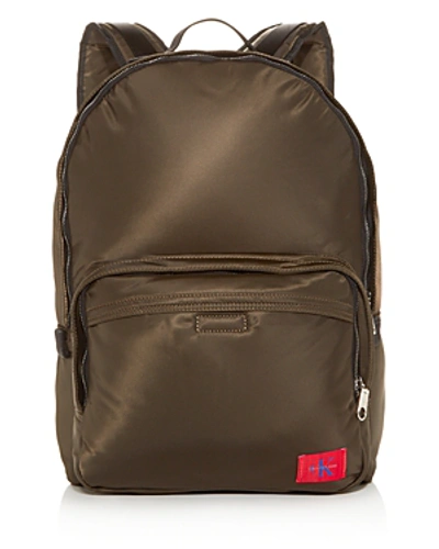 Shop Calvin Klein Campus Backpack In Cargo Brown