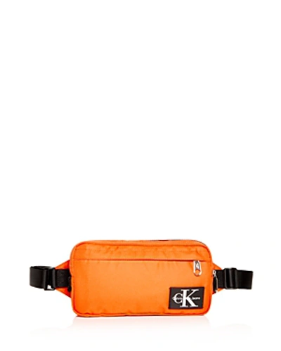Shop Calvin Klein Men's Sport Essential Belt Bag In Orange