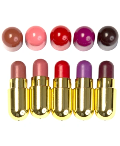 Shop Winky Lux 5-pc. Mini Lip Pill Set In Best Selling Lip Velour Matte Shades In Pippy, Meow, Heart, Royal And City