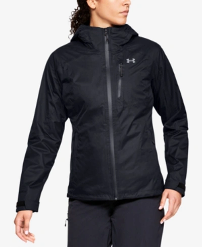 Shop Under Armour Sienna Storm Coldgear Fleece-lined 3-in-1 Jacket In Black