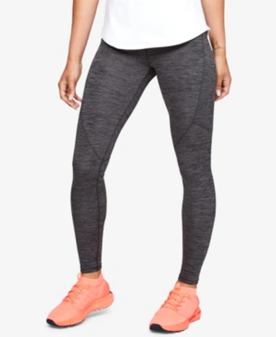 Shop Under Armour Coldgear Leggings In Charcoal Light Heather