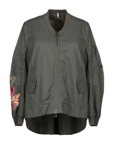 Shop Alessandra Chamonix Jacket In Military Green