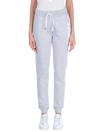 Shop Sundek Casual Pants In Grey