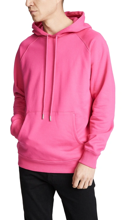 Shop Diesel Hooded Sweatshirt In Pink