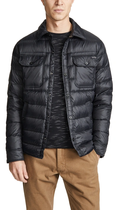 Polo Ralph Lauren Quilted Down Shirt Jacket In Polo Black | ModeSens