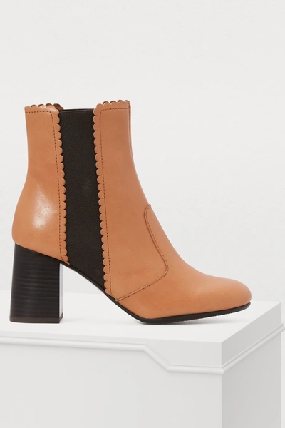 Shop See By Chloé Madie Ankle Boots In Sierra