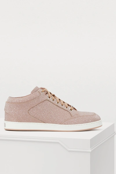 Shop Jimmy Choo Miami Sneakers In Balletpink