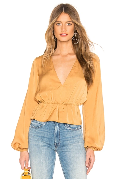 Shop About Us Tate Top In Marigold