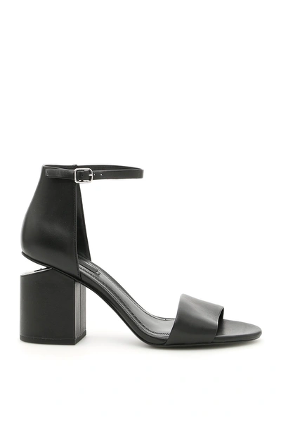 Shop Alexander Wang Abby Ankle Strap Sandals In Black