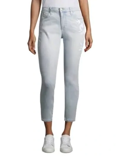 Shop Joe's Jeans Embroidered Jeans In Alyce