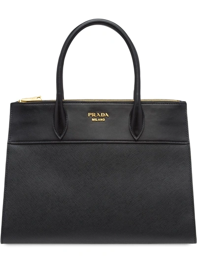 Shop Prada Paradigme Bag In Black