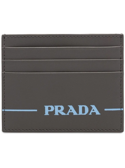 Shop Prada Mirage Cardholder - Grey
