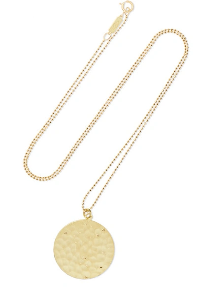 Shop Jennifer Meyer Hammered 18-karat Gold Necklace