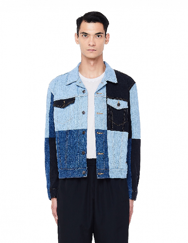 gosha rubchinskiy x levi's patchwork jacket