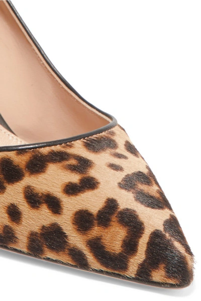 Shop Gianvito Rossi 70 Leopard-print Calf Hair Pumps In Leopard Print