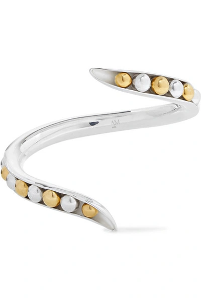 Shop Anne Manns Eadie Silver And Gold-plated Cuff