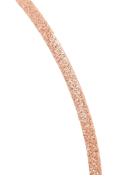 Shop Carolina Bucci Mirador 18-karat Rose Gold Hoop Earrings