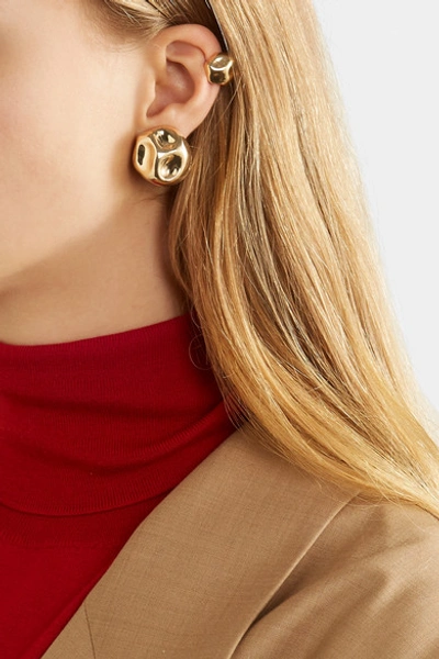 Shop Anne Manns Edeitraud Gold-plated Earring