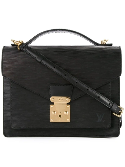 Shop Pre-owned Louis Vuitton Vintage Monceau 2way Hand Bag - Black