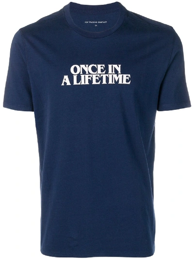 Shop Pop Trading International One In A Lifetime T-shirt - Blue