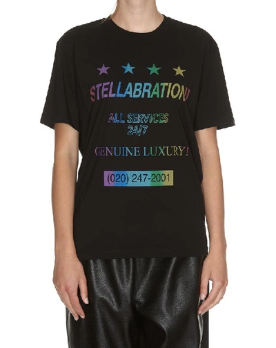 Shop Stella Mccartney Printed T In Black