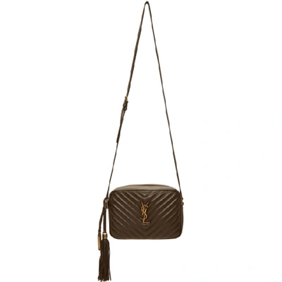 Shop Saint Laurent Brown Medium Lou Camera Bag In 2849 Wood