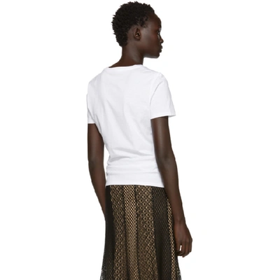 Shop Alexander Mcqueen White Cabinet Of Shells T-shirt In 0900 White